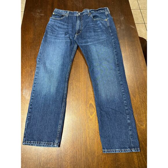 Levi 505 Jeans Men 38x30 Classic Academia Twee Western Cowboy Aztec Minimalist - Picture 1 of 10
